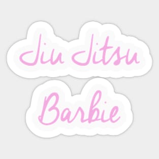 Jiu Jitsu Barbie Sticker